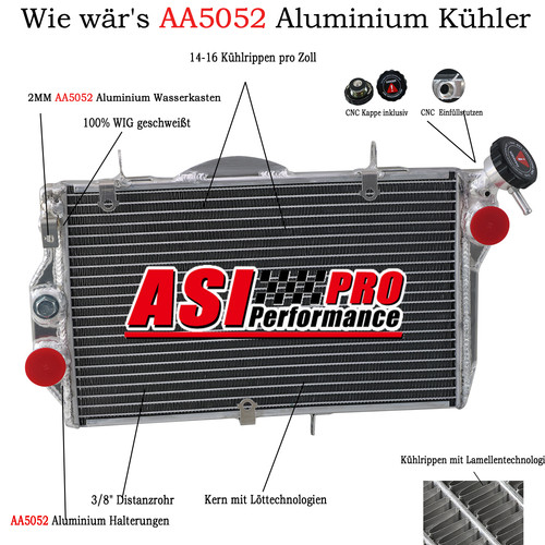 Wasser kühler aluminium - aluminium, für